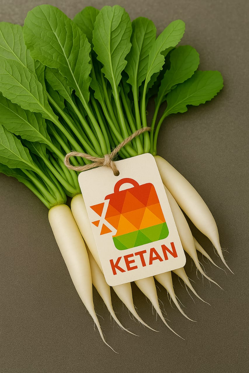 .Mooli bhaji      1kg.